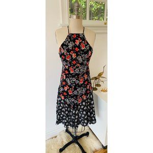 Free People Floral Backless Dress